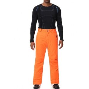YEEFINE Waterproof Ski Snowboard‎ Pants Red/Orange Size Large New With Tags